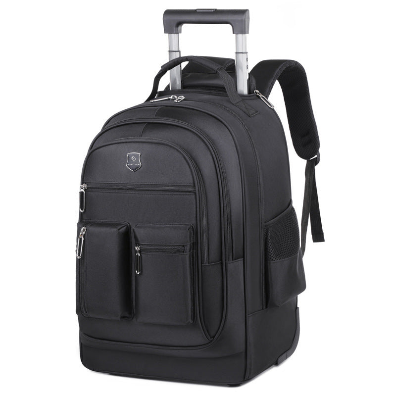 Krispfy Orignals - Trolley Backpack Ultra-light Trolley Bag Large Capacity Single-directional Wheel