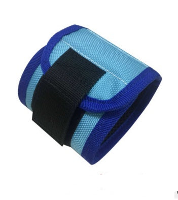 Strong magnetic wrist strap practical magnet holding scissors tool screw accessories pickup 1680D magnetic wrist strap