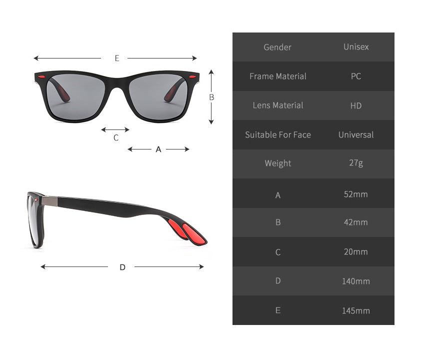 Sunglasses Men's Polarized Fashionable Eye Protection Glasses