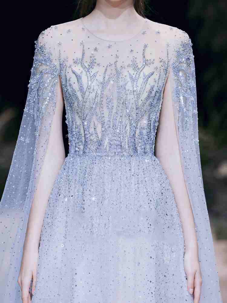 Krispfy.com Engagement Evening Dress Light Luxury