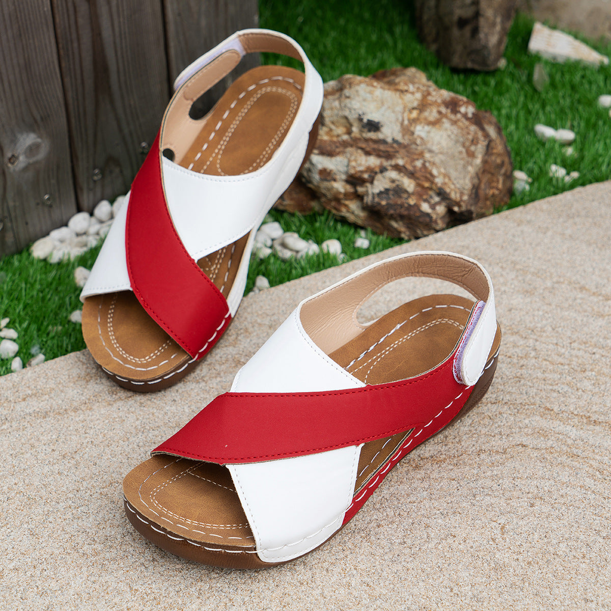 Krispfy Orignals USA - Casual Thick-soled Roman Shoes For Women