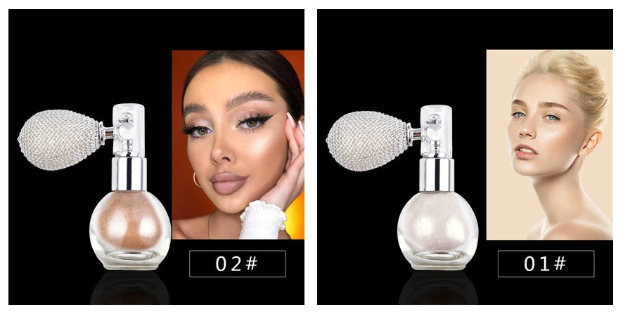 Spray Brightening Glitter Powder Body Powder Highlighter- Krispfy.com