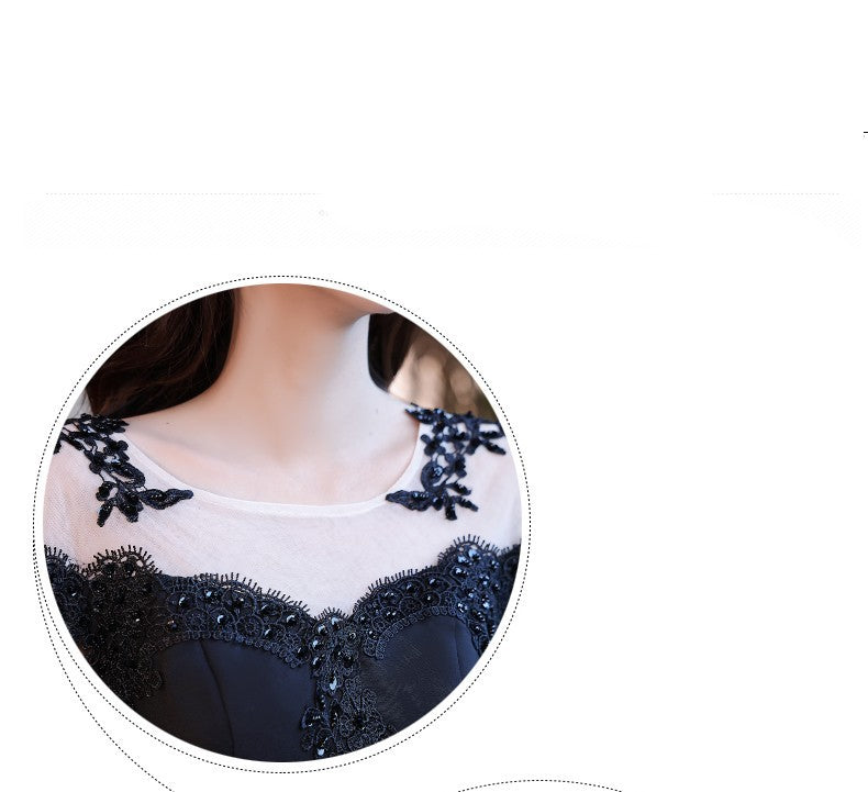 Krispfy.com Black Evening Dress For Women With A High-end Feel