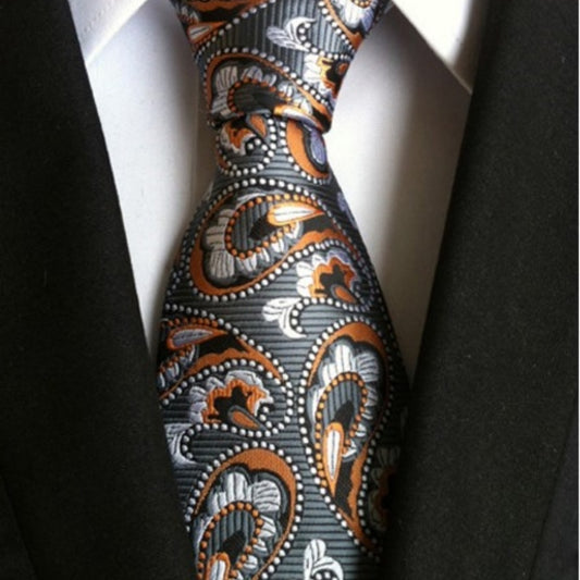 Men S Tie 8cm Business Gentleman British Formal Wear