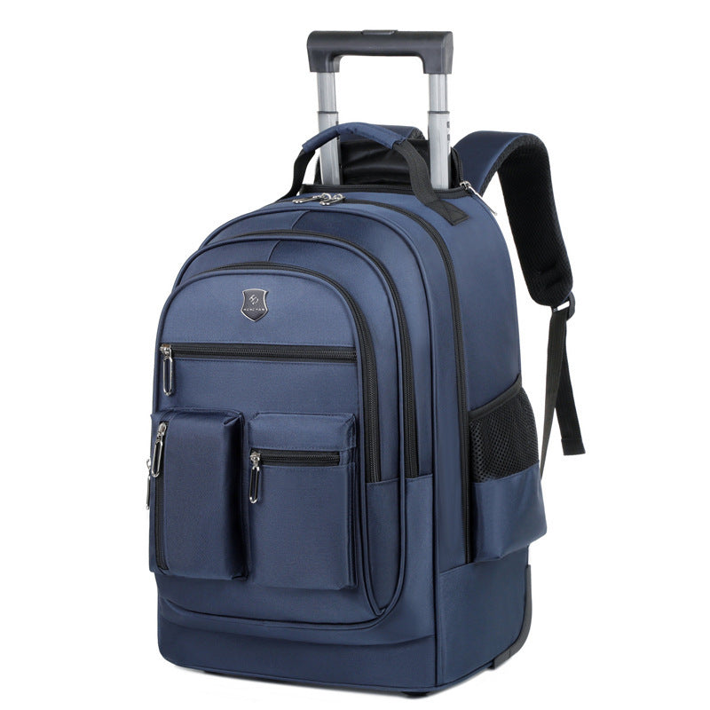 Krispfy Orignals - Trolley Backpack Ultra-light Trolley Bag Large Capacity Single-directional Wheel