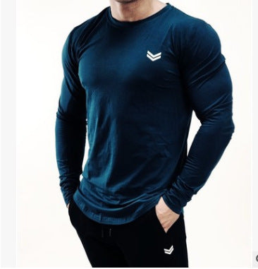 Loose And Quick Drying Sports Men's Long Sleeved Shirt