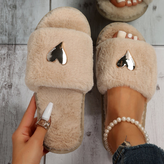 Krispfy Orignals USA - Fluffy Slipper Fall Winter Warm I  Furry Slippers Women I Indoor House Fuzzy Flip Flops
