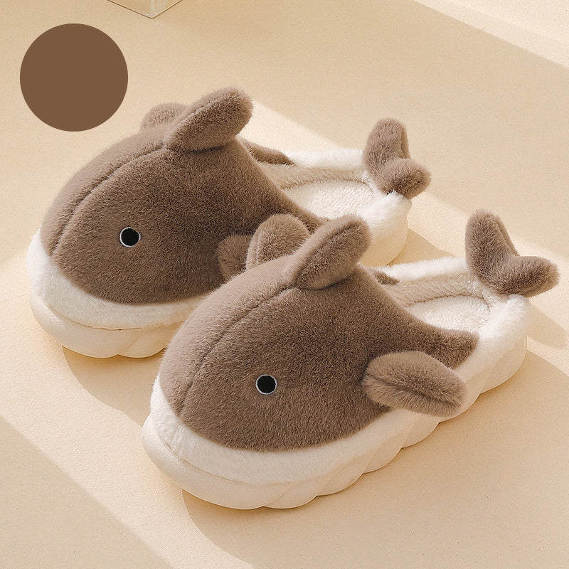 Krispfy Orignals USA - Shark Women Slippers I Soft Sole Furry Shoes