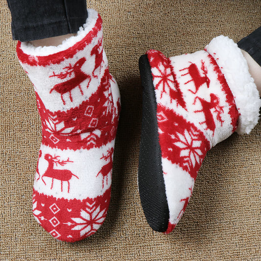 Krispfy Orignals USA - Christmas Indoor Warm Fur Shoes
