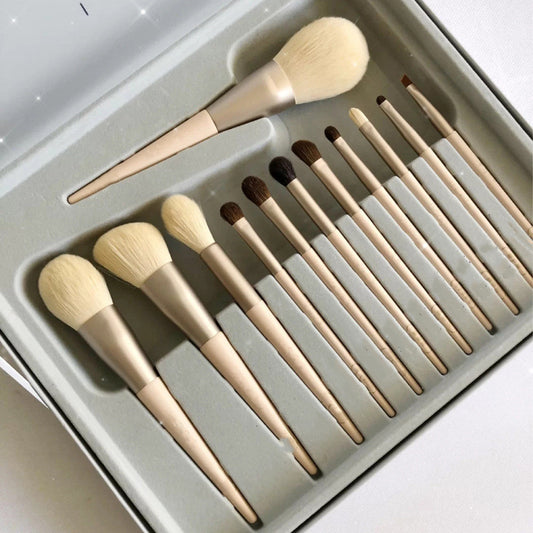 Krispfy Cosmetics Set Of 12 Makeup Brushes