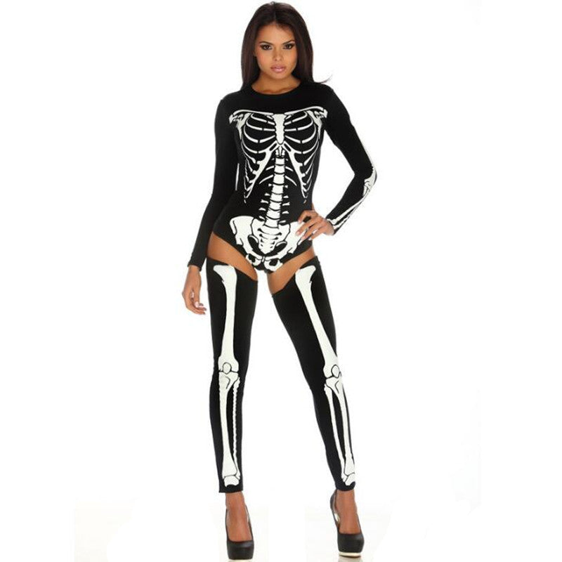 Krispfy.com - Orignals Halloween Cosplay Costume Skull Zombie Uniform