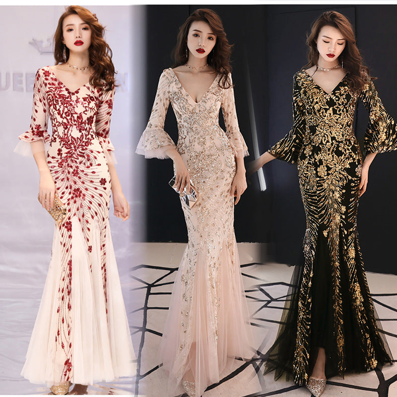 Krispfy.com Banquet Evening Dress I Princess Slim Dress
