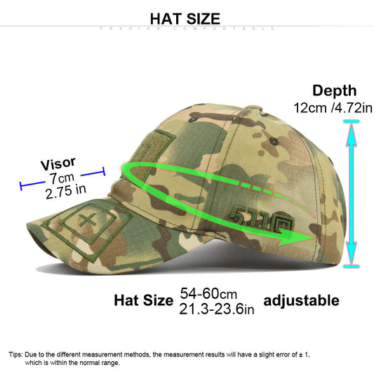 Camouflage Cap Unisex Adjustable Baseball Cap Men Women Outdoor Sun Hat