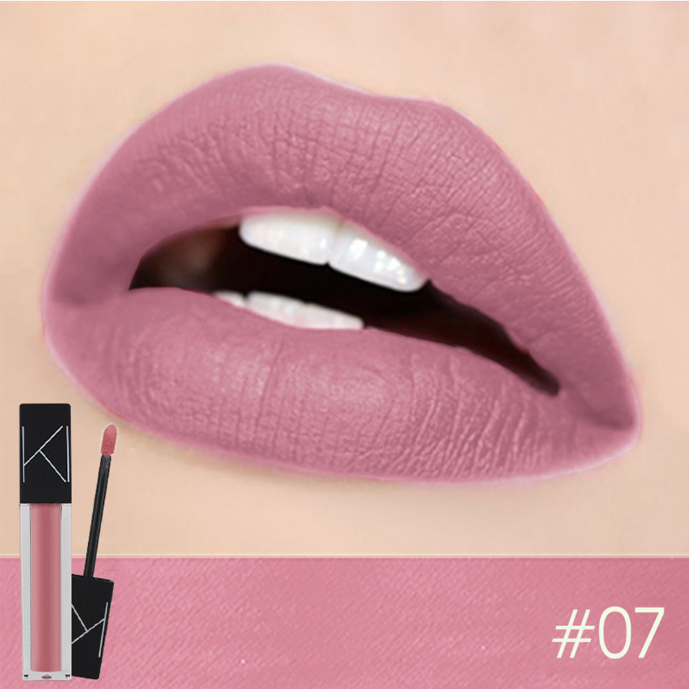Krispfy Cosmetics Makeup Matte Smooth Lipstick Liquid Lipstick Matte Waterproof Lips Makeup Cosmetic Long Lasting Matte Lipstick Makeup