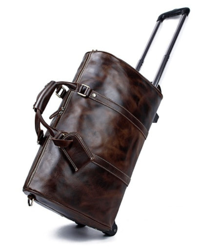 Krispfy Orignals - Cowhide Trolley Travel Bag - Large