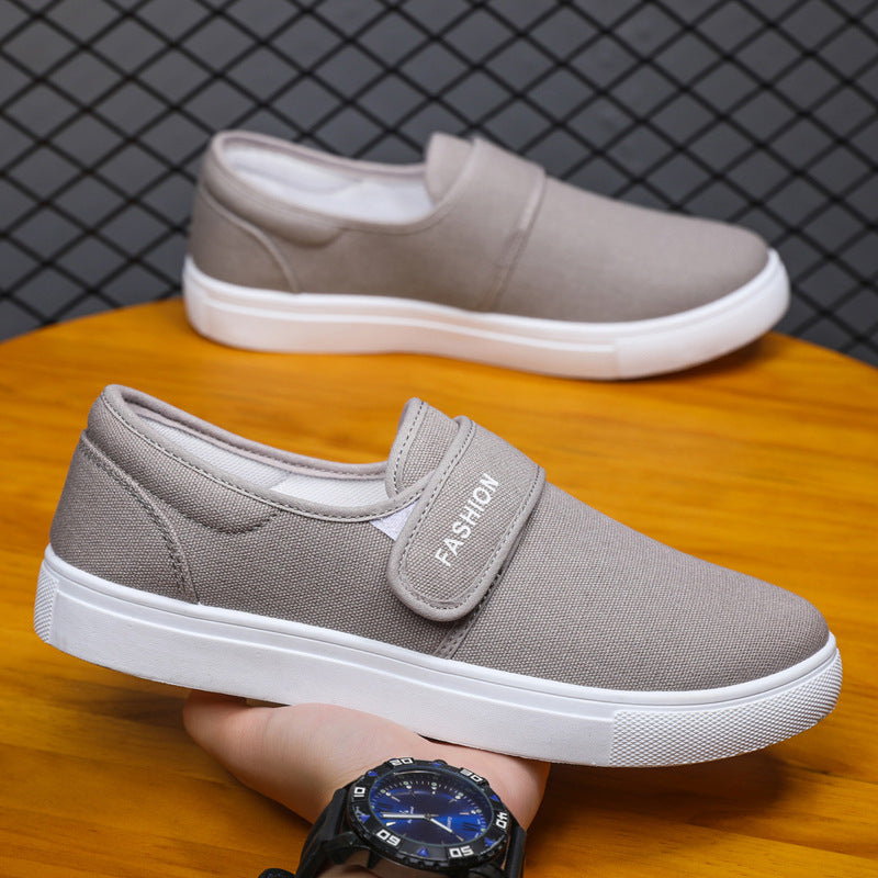 Krispfy Orignals USA - Canvas Flat Shoes Men I Velcro Casual Sneakers