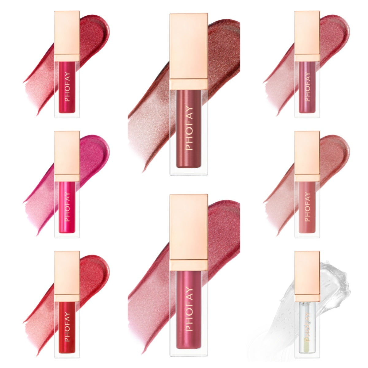 PHOFAY Ultra-Glossy Lip Gloss - Krispfy