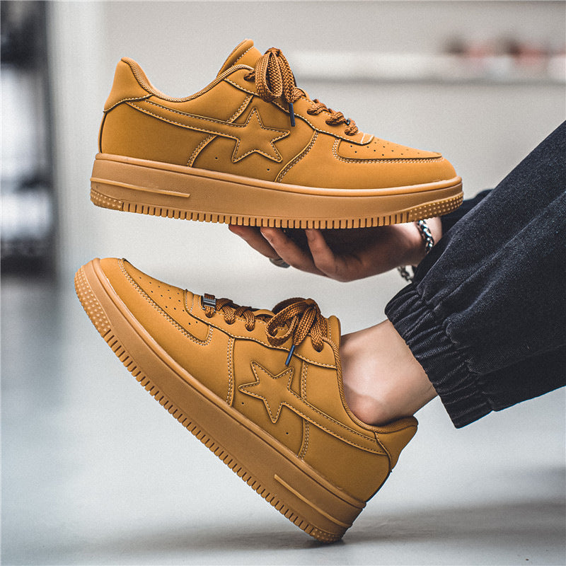 Krispfy Orignals USA - Thick Soled White Casual Sneakers For Men