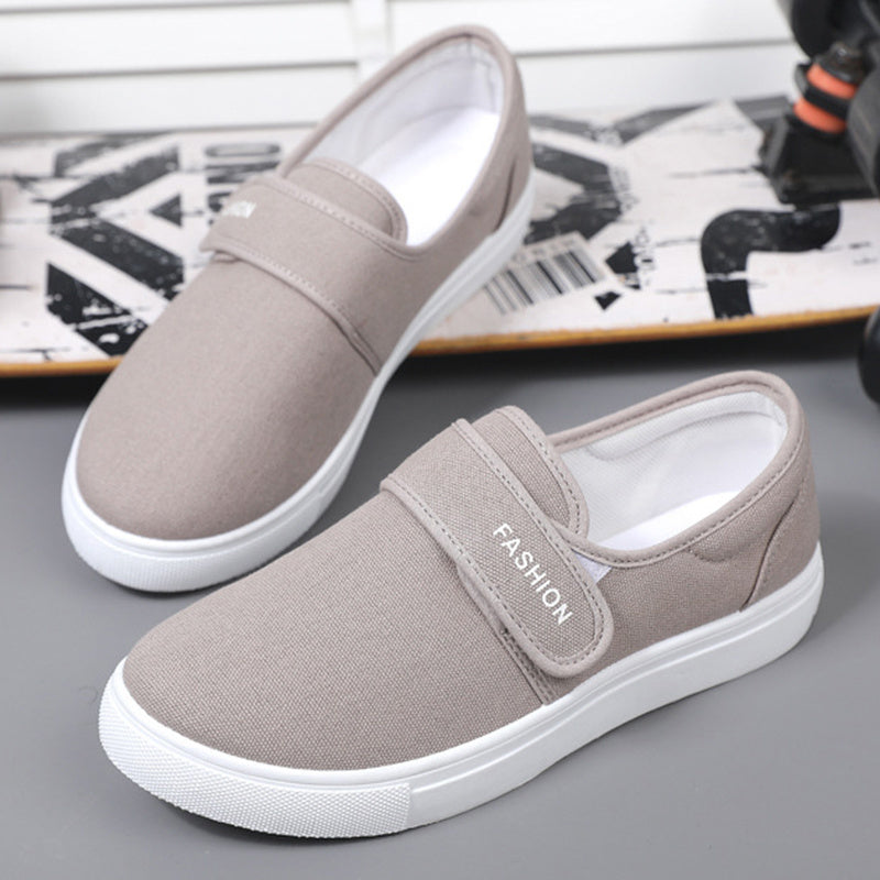 Krispfy Orignals USA - Canvas Flat Shoes Men I Velcro Casual Sneakers
