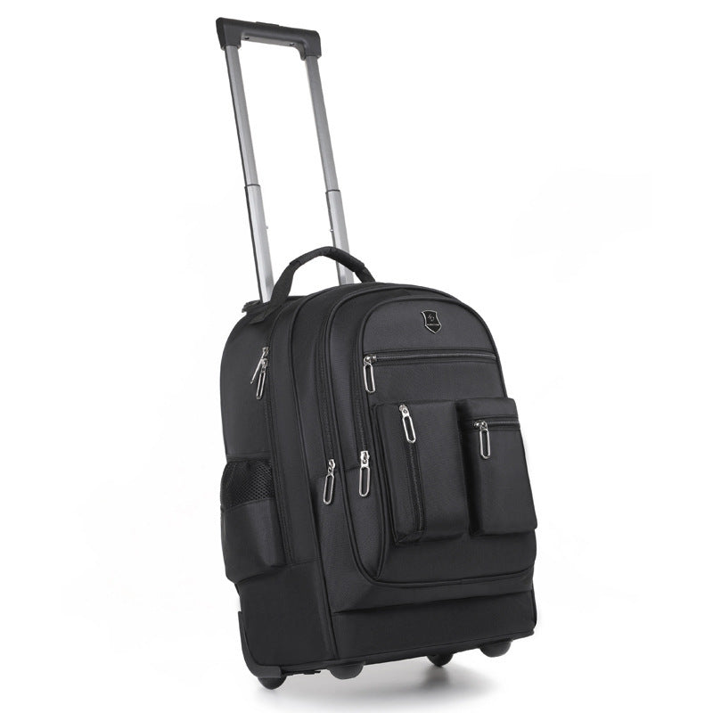 Krispfy Orignals - Trolley Backpack Ultra-light Trolley Bag Large Capacity Single-directional Wheel
