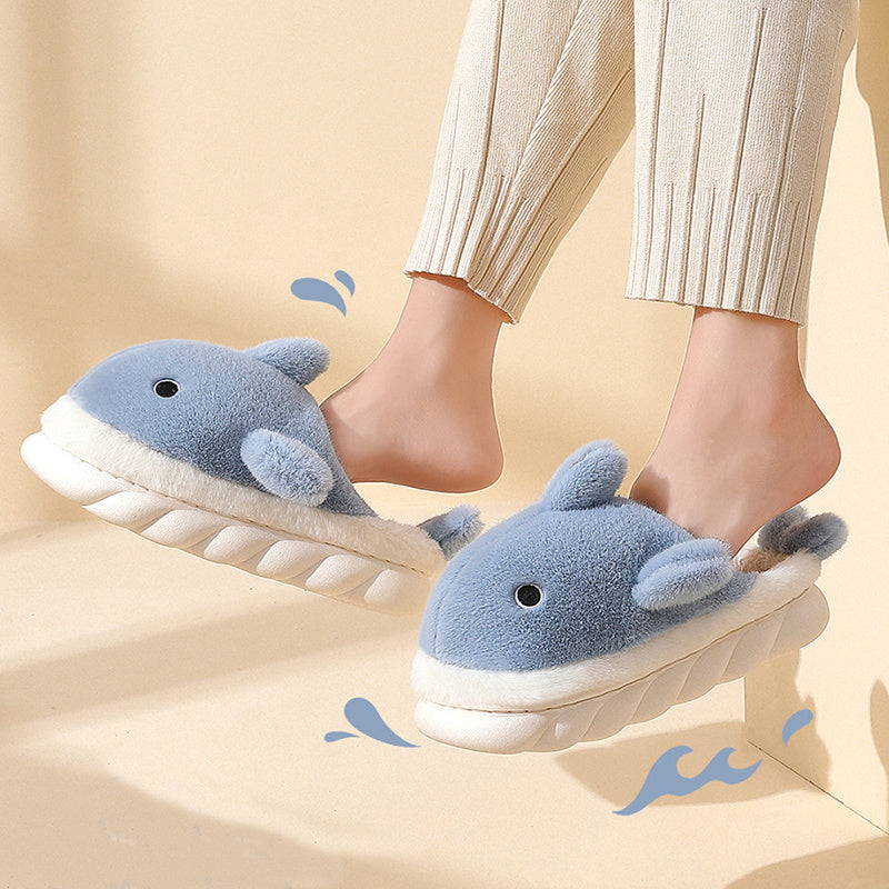 Krispfy Orignals USA - Shark Women Slippers I Soft Sole Furry Shoes