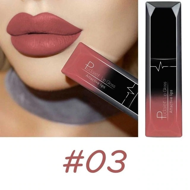 Makeup matte matte lip gloss lipstick- Krispfy.com