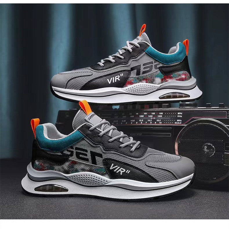 Krispfy Orignals USA - Air Cushion Sneakers Personalized Fashion Lace Up Sports Shoes Men Casual Versatile Breathable Walking Running Shoes