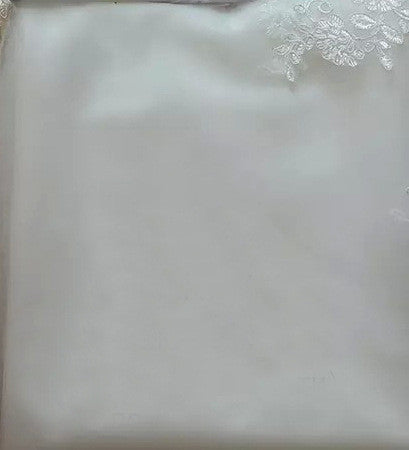 Krispfy.com - Princess Bride Mermaid Wedding Dress White Trailing Perspective Backless Lace Wedding Dress