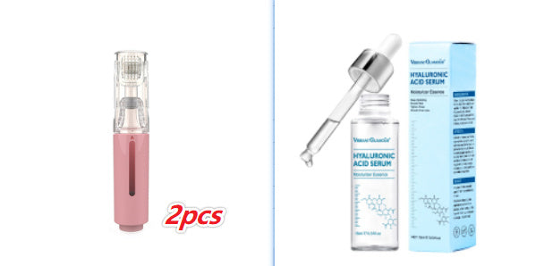 3 In 1 Lip Care Roller Needle Roller Lip Roller Beard Growth Roller Beard Hair Growth Roller Beard Treatment & Serum Applicant - Krispfy.com