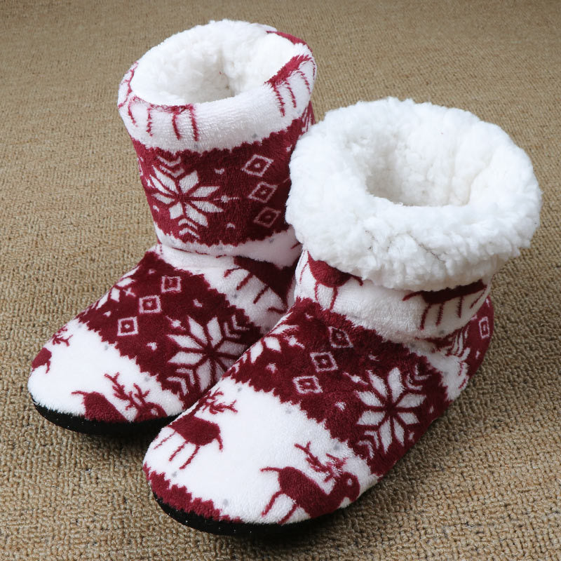 Krispfy Orignals USA - Christmas Indoor Warm Fur Shoes