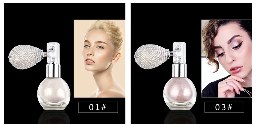 Spray Brightening Glitter Powder Body Powder Highlighter- Krispfy.com