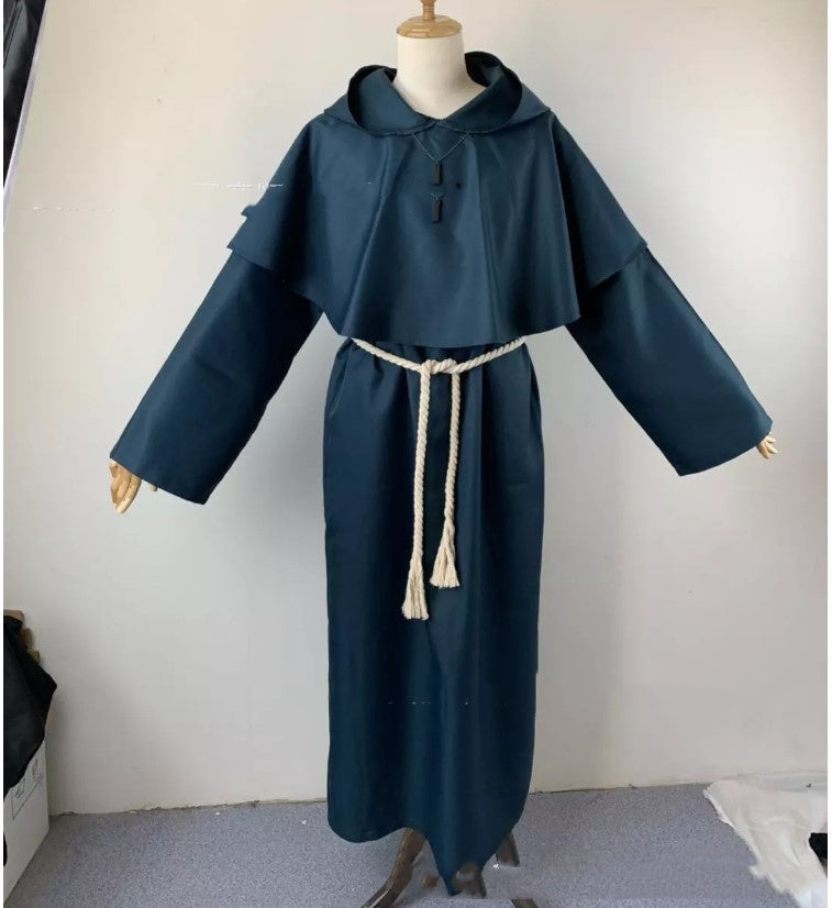 Krispfy.com - Medieval Monk Clothes Monk Robe Wizard Clothes Priest Clothes