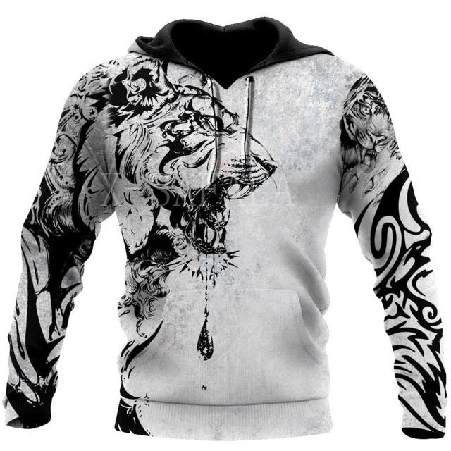 Krispfy Orignals - Hoodies For Men Cool Animal - Print Street - Hip Hop Collection