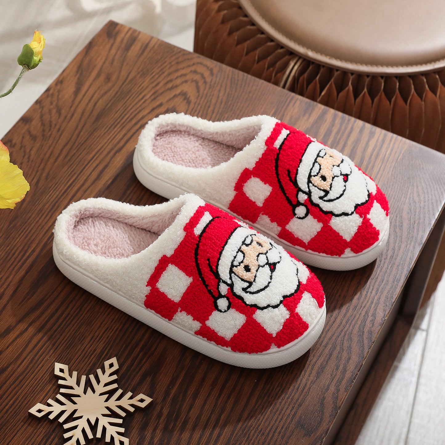 Krispfy Orignals USA - Christmas Special I  Santa Claus Slippers - Denver Edition