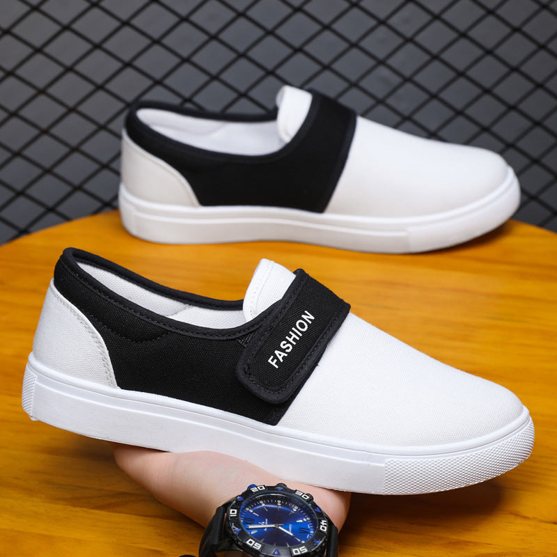 Krispfy Orignals USA - Canvas Flat Shoes Men I Velcro Casual Sneakers