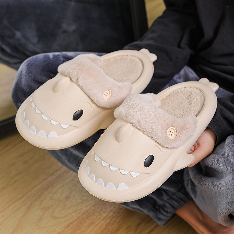 Krispfy Orignals USA - Shark Shoes I House Slippers With Button I EVA Couple Slippers