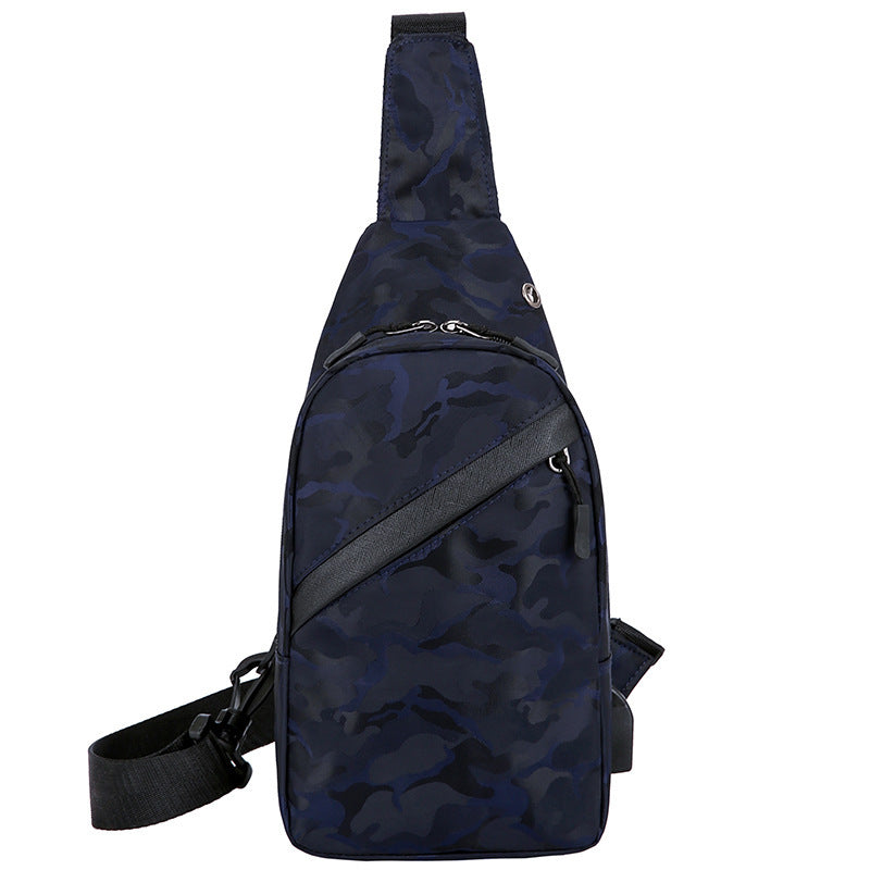 Krispfy Orignals - Camouflage Chest Bags Men With Headphone Hole