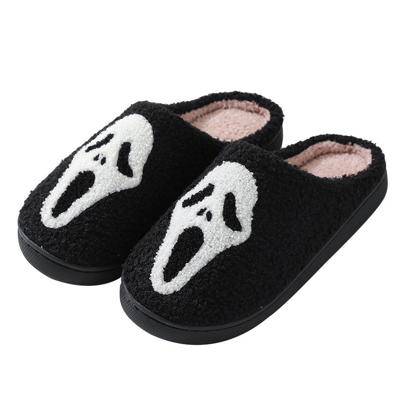 Krispfy Orignals USA - Halloween Skull Cartoon Print Slippers I Winter Slippers Slippers
