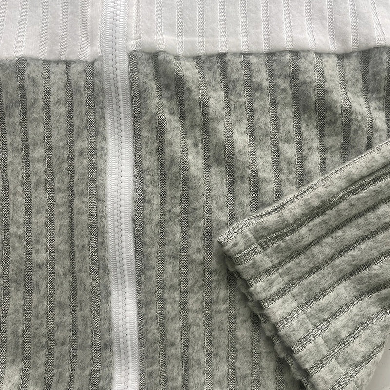 Women's Long Sleeve Color Block Zip-Up Hooded Hoodie Jacket Drawstring Ribbed For Spring & Fall Casual