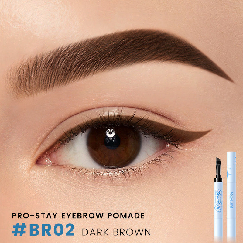 2 In 1 3D Eyebrow Gel Cream Eyeliner Pencil 3 Colors Waterproof Long-lasting Eyebrow Pomade Enhancers Makeup Cosmetics - Krispfy.com