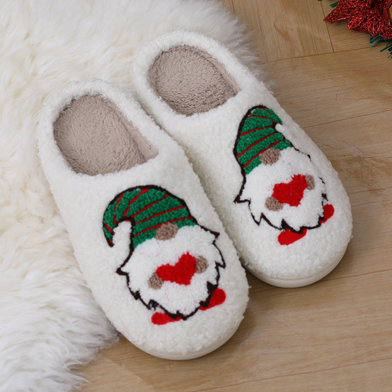 Krispfy Orignals USA - Cartoon Santa Claus Slipper I Christmas Warm Shoes