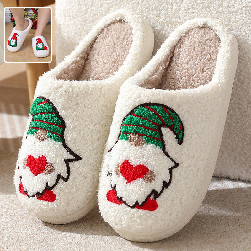 Krispfy Orignals USA - Cartoon Santa Claus Slipper I Christmas Warm Shoes