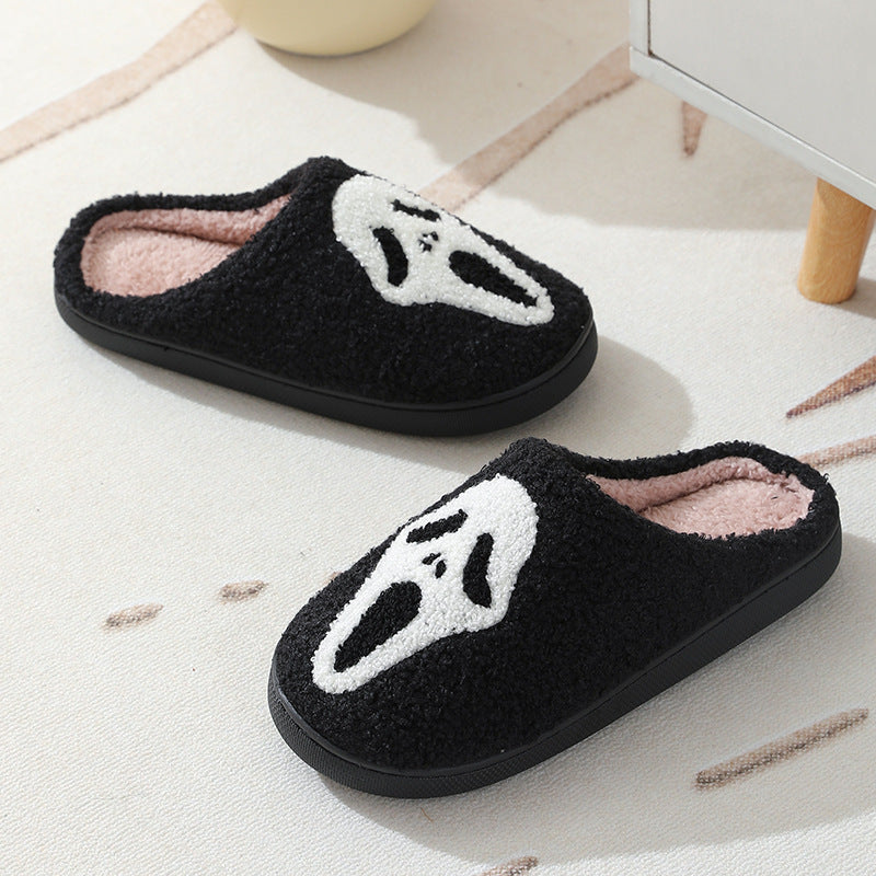 Krispfy Orignals USA - Halloween Skull Cartoon Print Slippers I Winter Slippers Slippers