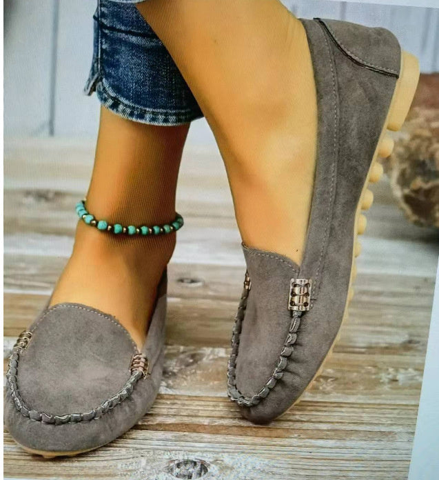 Krispfy Orignals USA - Flat Heel Pumps Single Shoes  I Flat Women's Shoes  I Student Peas Shoes