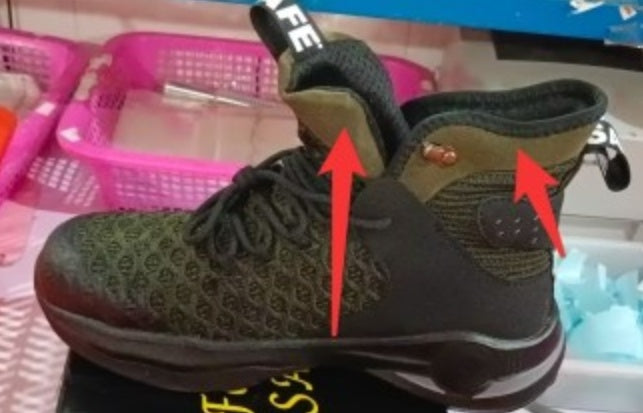 Krispfy Orignals USA - High-Top Safety Shoes I Construction Protective Footwear I Men Steel Toe Shoes I Breathable Hiking Boots I Puncture Proof Work Boots