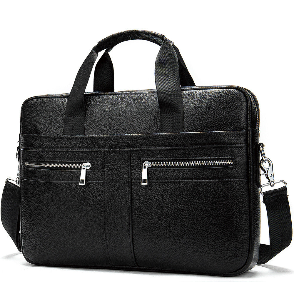 Krispfy Orignals - Men's Leather Briefcase I Business Men's Bag - 43e