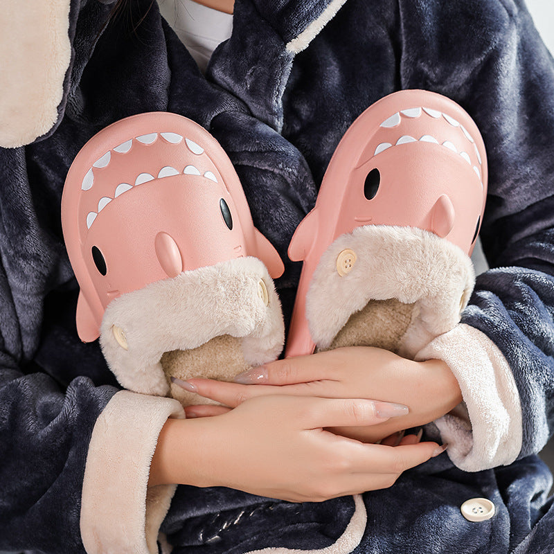 Krispfy Orignals USA - Shark Shoes I House Slippers With Button I EVA Couple Slippers