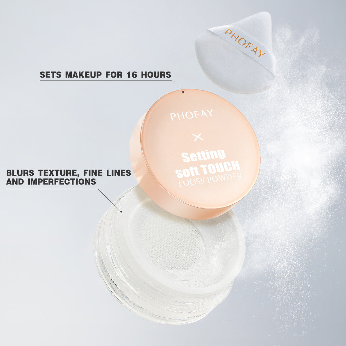 PHOFAY Setting Soft Touch Loose Powder - Krispfy.com