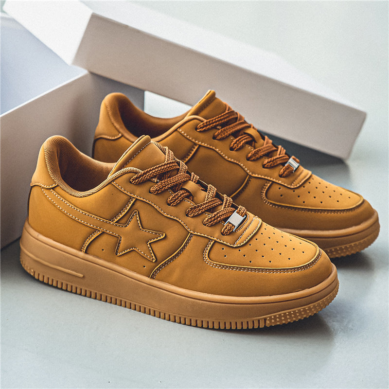 Krispfy Orignals USA - Thick Soled White Casual Sneakers For Men