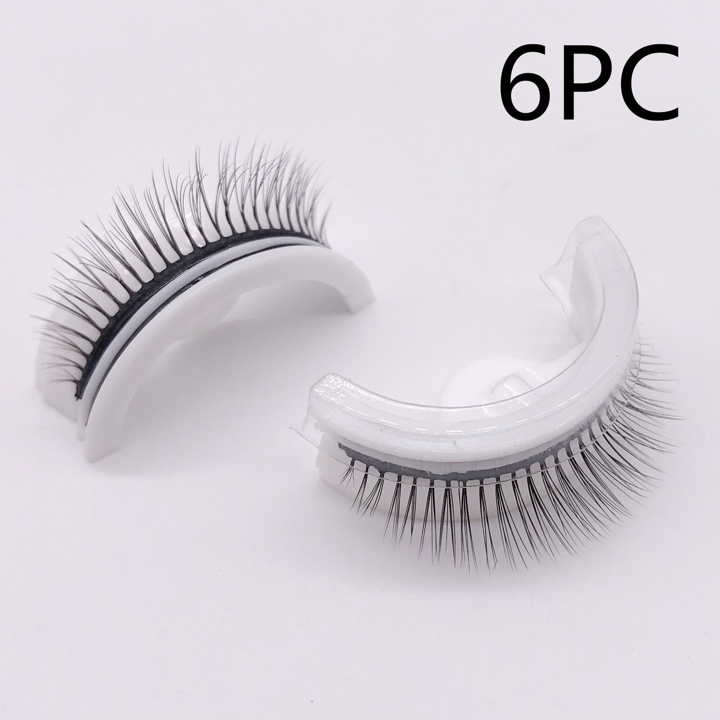 Reusable 3D Mink Lashes Natural False Eyelash - Krispfy.comes Self Adhesive Fake Glue Free Makeup Eyelash Extension Silk